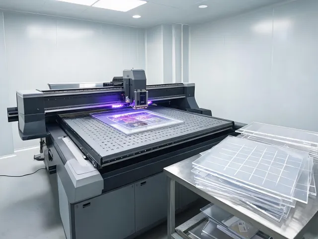 UV flatbed printer decorating rigid panels